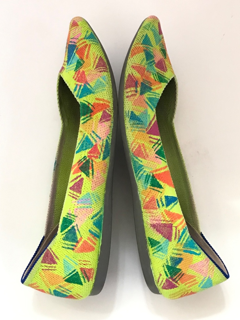 ROTHY’S Custom Colorful The Point Women’s Pointed Toe Flat Size 8.5 - Picture 7 of 16